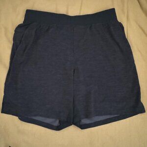 LULULEMON T.H.E Linerless Shorts | Men's size Large, heathered black
